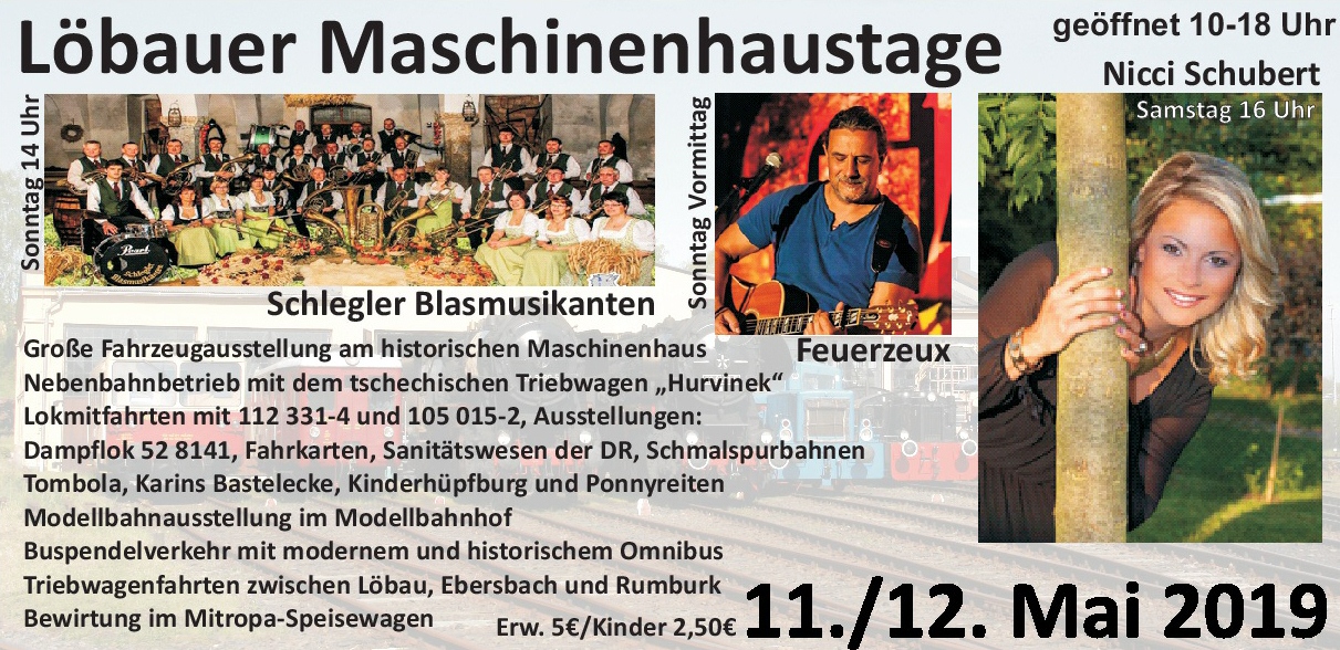 Maschinenhaustage 2019