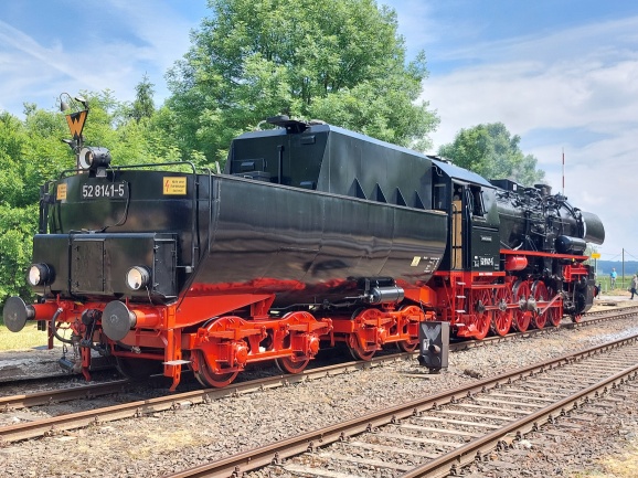 52 8141-5 zum Bahnhofsfest in Niedercunnersdorf 2023