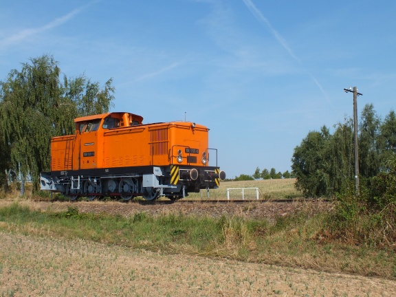 106 555 auf dem Reststück der Cunwalder Strecke.