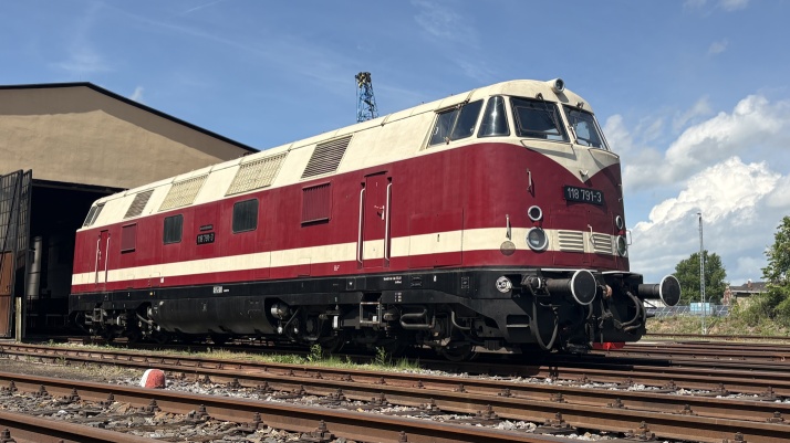 118 791 vor dem Maschinenhaus am 11.05.2026