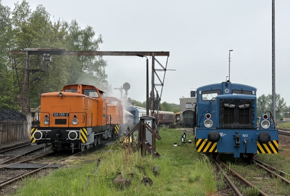 Waschtag an den Rangierloks am 07.05.2026