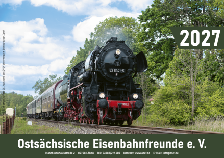 Deckblatt des OSEF-Jahreskalenders 2027