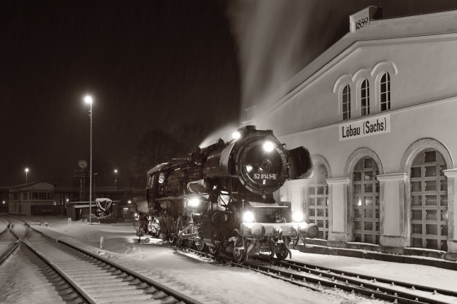 52 8141-5 am 19.03.2021 in Löbau, 1 Tag vor der Geisterfahrt