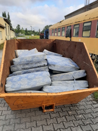 Entsorgung der Matratzen 