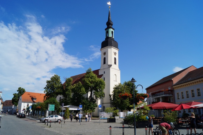Lübbenau Markt Kirche